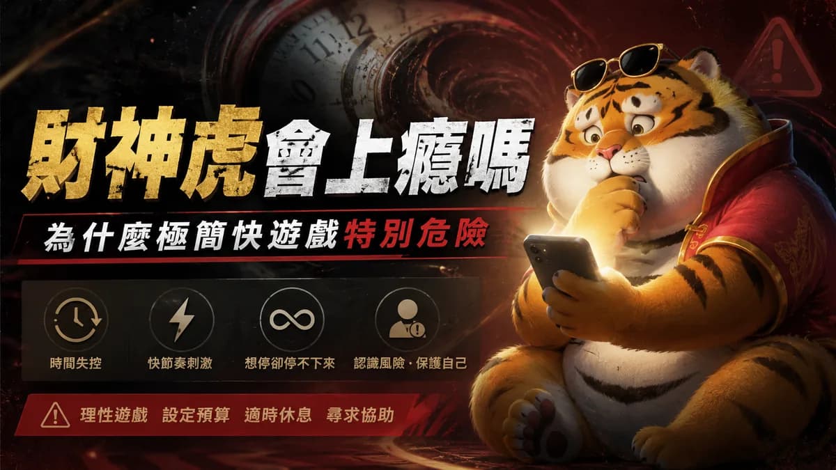 財神虎會讓人上癮嗎?為什麼這種「極簡快遊戲」特別危險