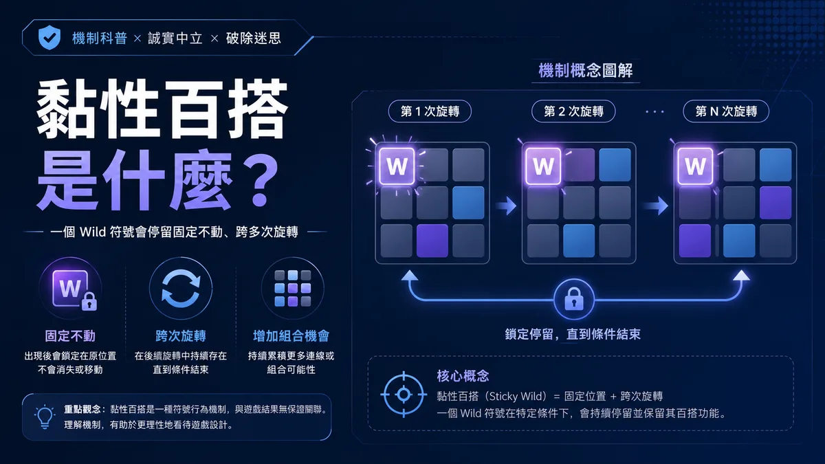 老虎機黏性百搭(Sticky Wild)是什麼?