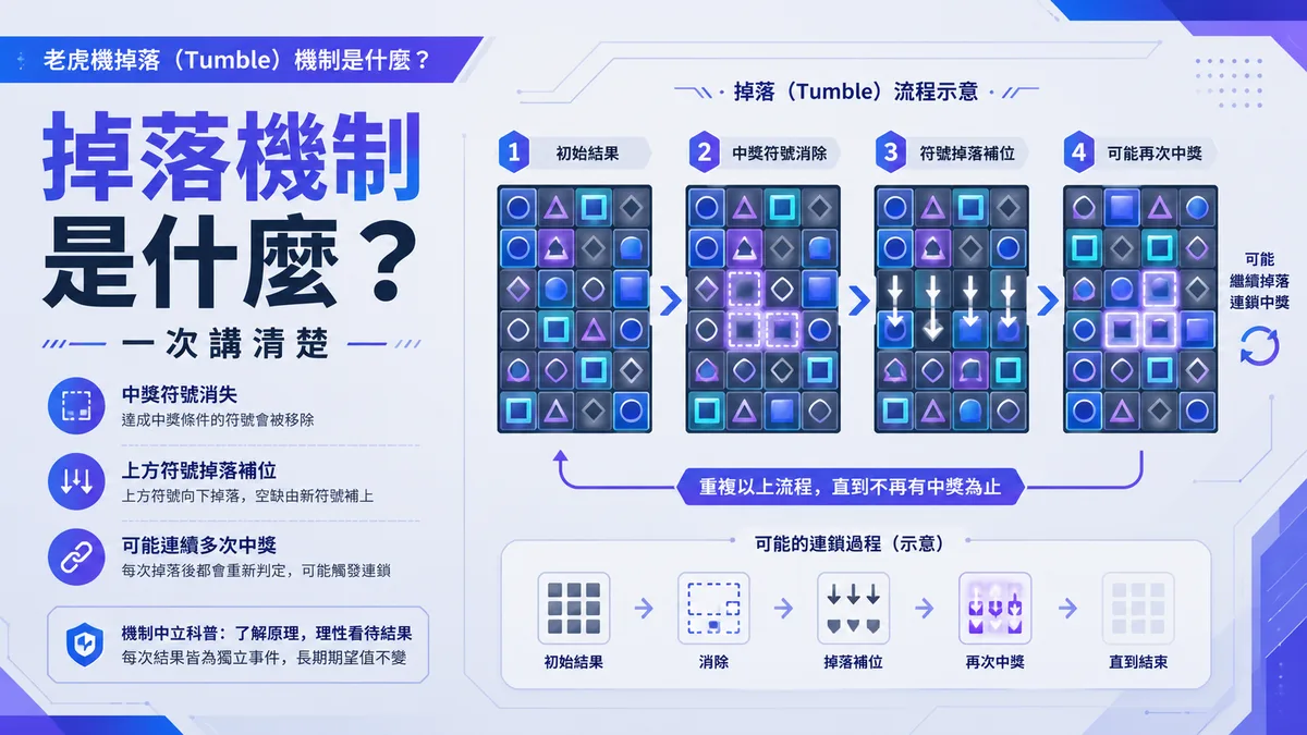 老虎機掉落(Tumble)機制是什麼?一次講清楚