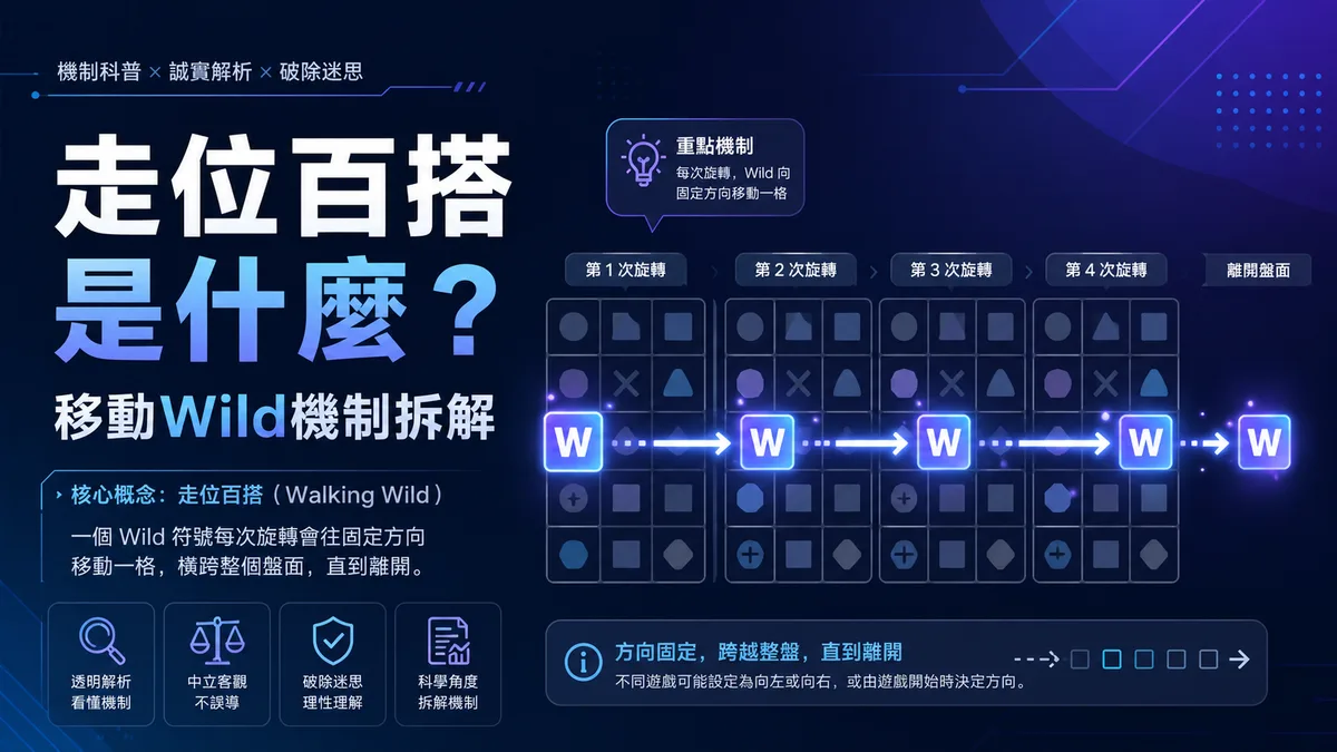 老虎機走位百搭是什麼?移動Wild機制拆解