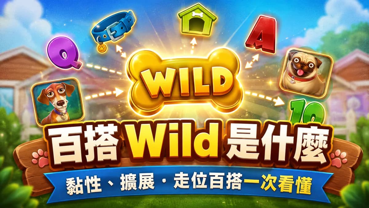 百搭(Wild)是什麼?黏性、擴展、走位百搭一次看懂